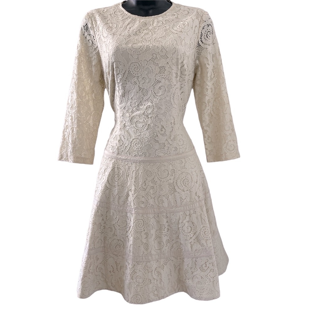 Bebe A-line lace dress
